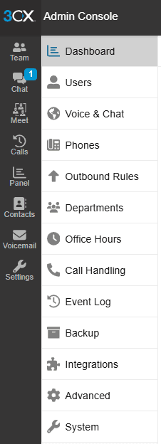 Step 1: Access 3CX Administration