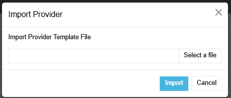 Step 6: Import Provider