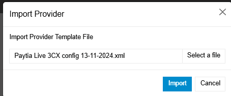 Step 8: Import the Profile